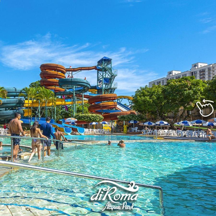 Caldas Novas - Diroma Fiori - Incluso 1 Acesso Ao Acqua Park Vulca - Oficial Dış mekan fotoğraf